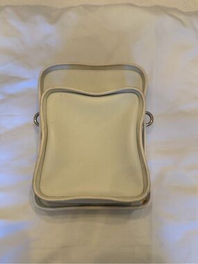 Byredo White Mini Leather Crossbody Bag
